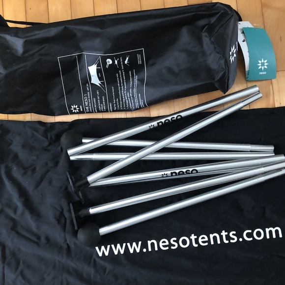 NESO 1 BEACH TENT SUNSHADE SUN SHELTER CANOPY - BLACK - Picture 3 of 6